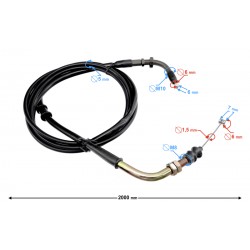 Gas throttle cable for 21 2 scooter