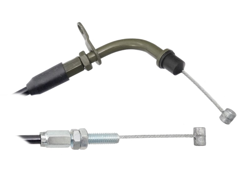 Gas throttle cable for motorcycle Cafe Racer