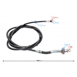 Rear brake cable for scooter 21 2