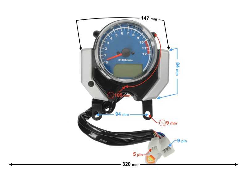 Speedometer Classic 125