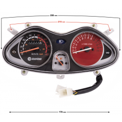 Speedometer for Falcon 125cc scooter, injection