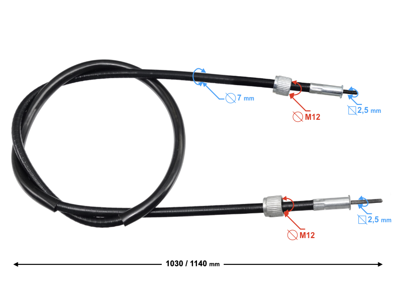 speedometer cable for scooter Challenger 2