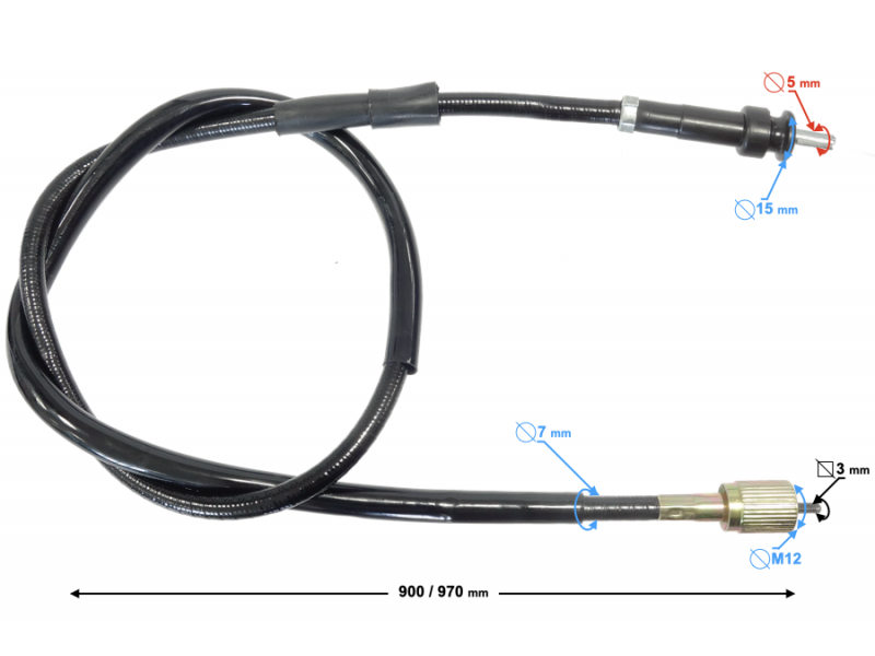 speedometer cable for Huragan 5 scooter