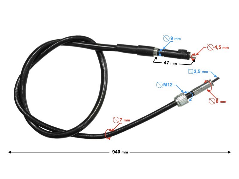 speedometer cable for scooter 21 1