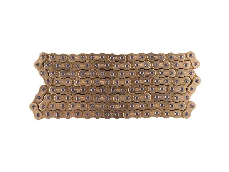 Moretti drive chain 428H-130 gold (without o-ring) for moped