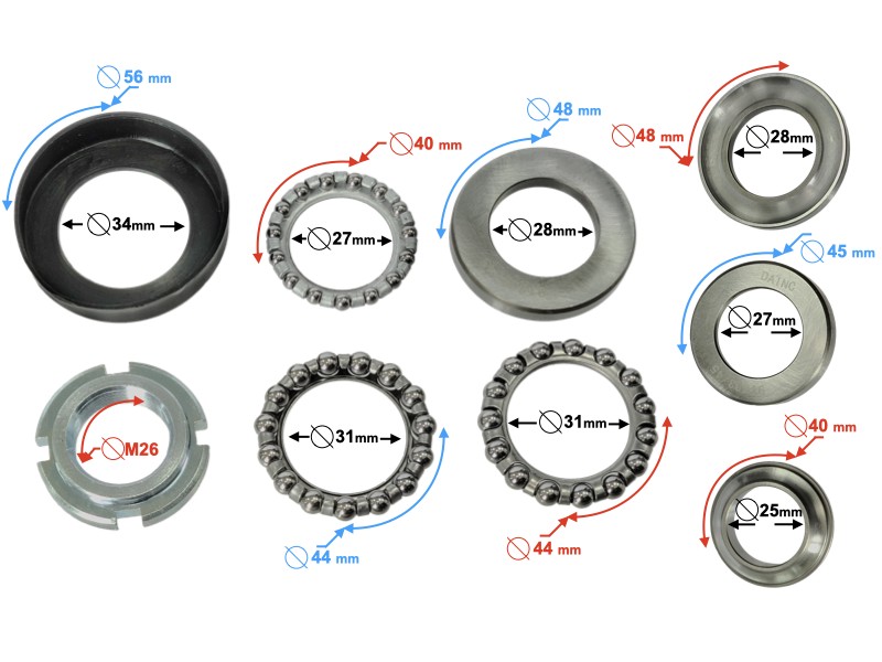 Frame head mounting for motorcycle Classic 125