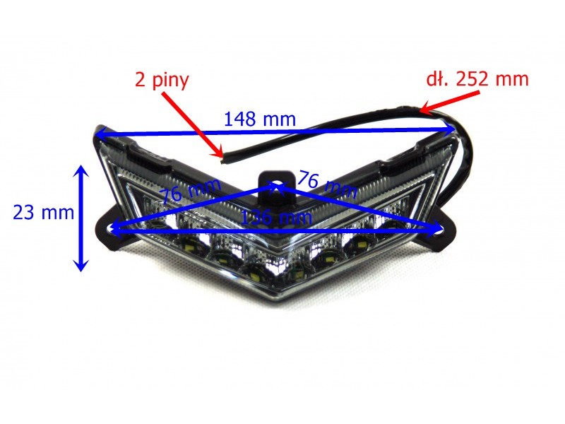 Front LED position lamp for B-Max scooter