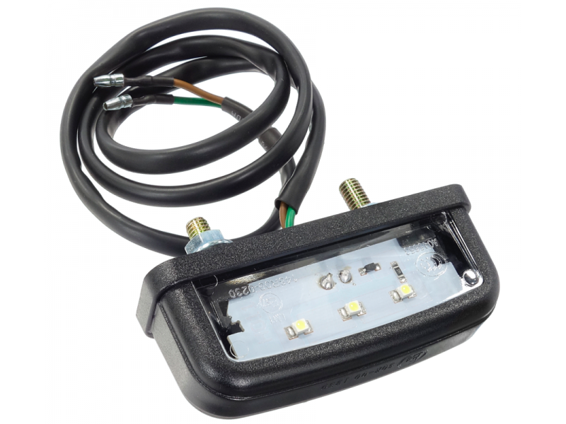 License plate lamp for Hyper 125 motorcycle