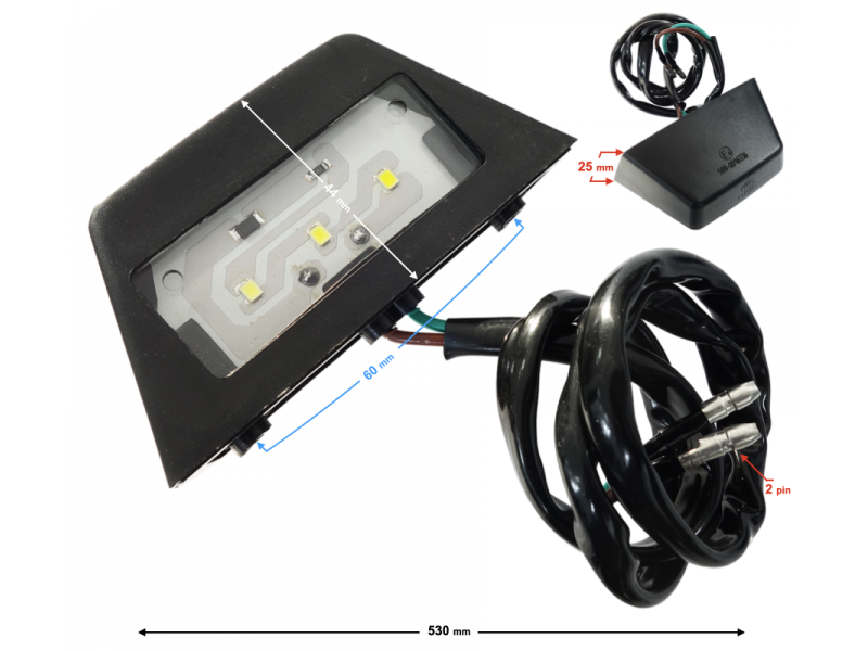 License plate lamp GT 125