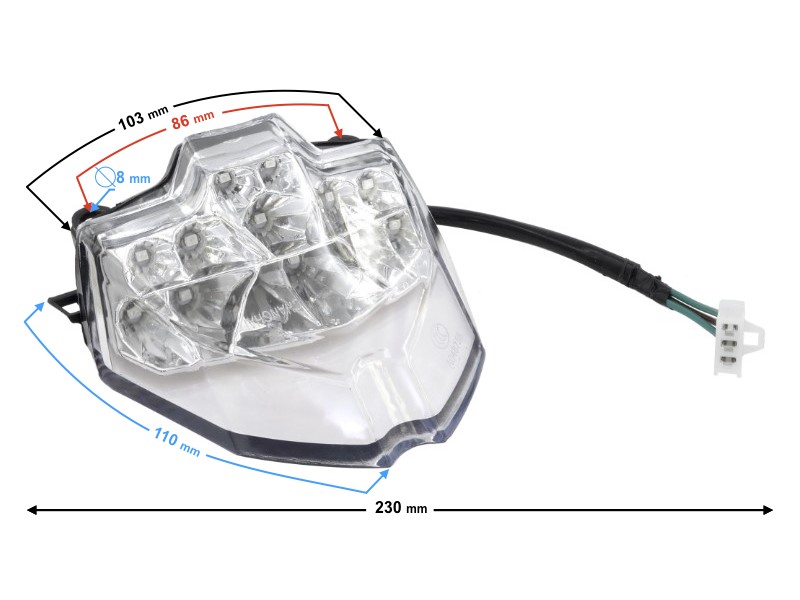 rear lamp for FR 2 moped