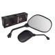 R + R mirrors (thread diameter 10mm) for moped Fighter 3 with homologation
