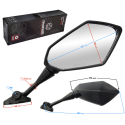 Moretti mirrors 1108 for moped FR with homologation