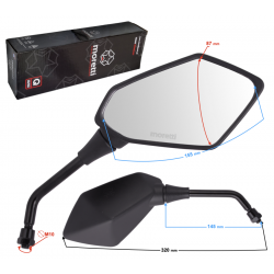 R + R mirrors (thread diameter 10mm) Sprint with homologation