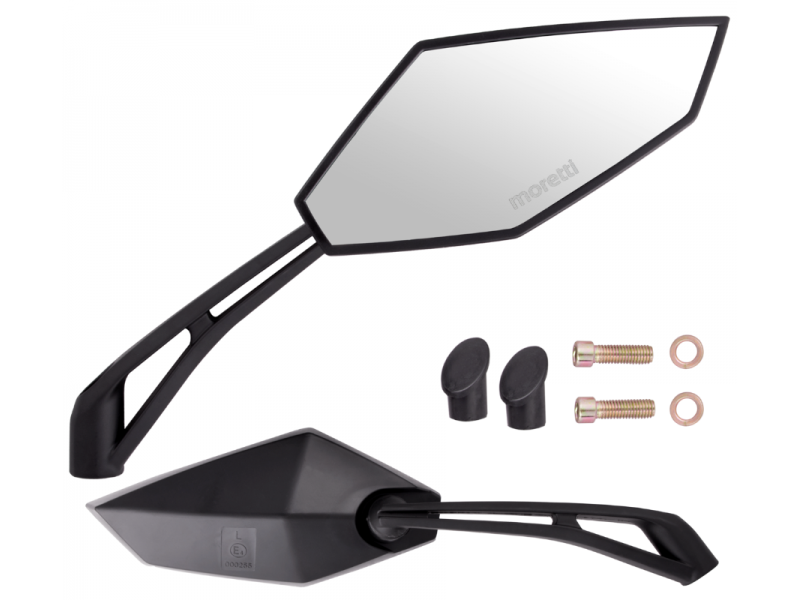 Mirrors L + R (thread diameter 8mm) for scooter Energy with homologation