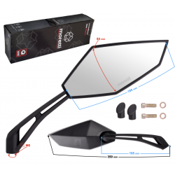 Mirrors L + R (thread diameter 8mm) for scooter Energy with homologation