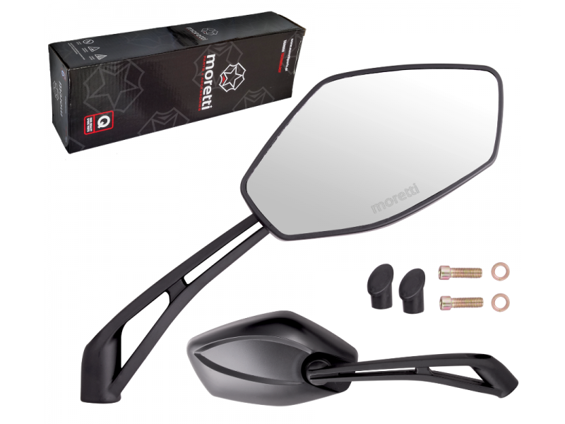 Mirrors L + R (thread diameter 8mm) for Firefox scooter with homologation