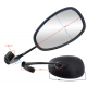 Mirrors for motorcycle Cafe Racer with homologation