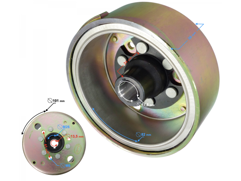 Magneto for 2T scooter