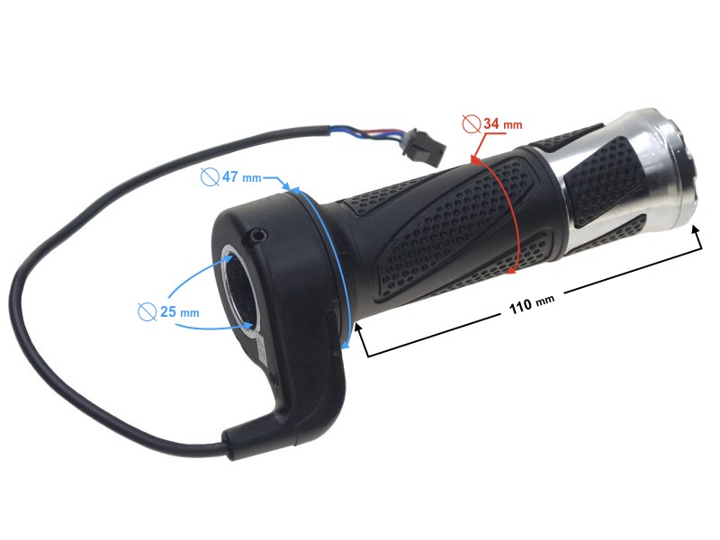 Gas grip for E-Max scooter