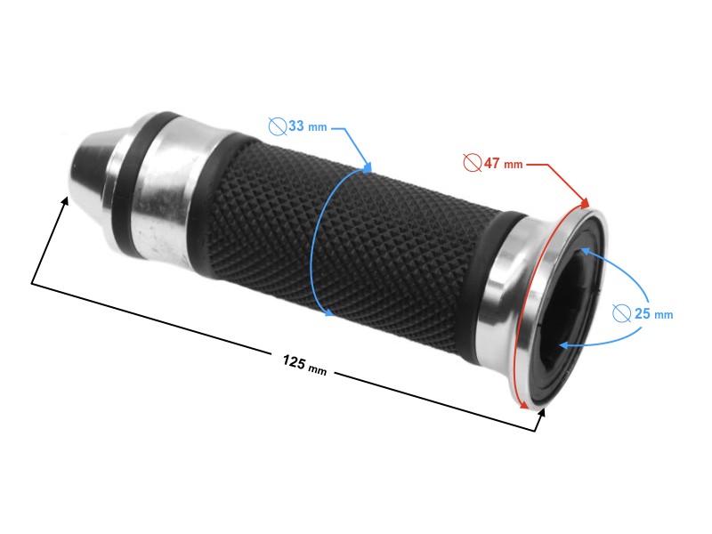 Left grip for E Energy scooter