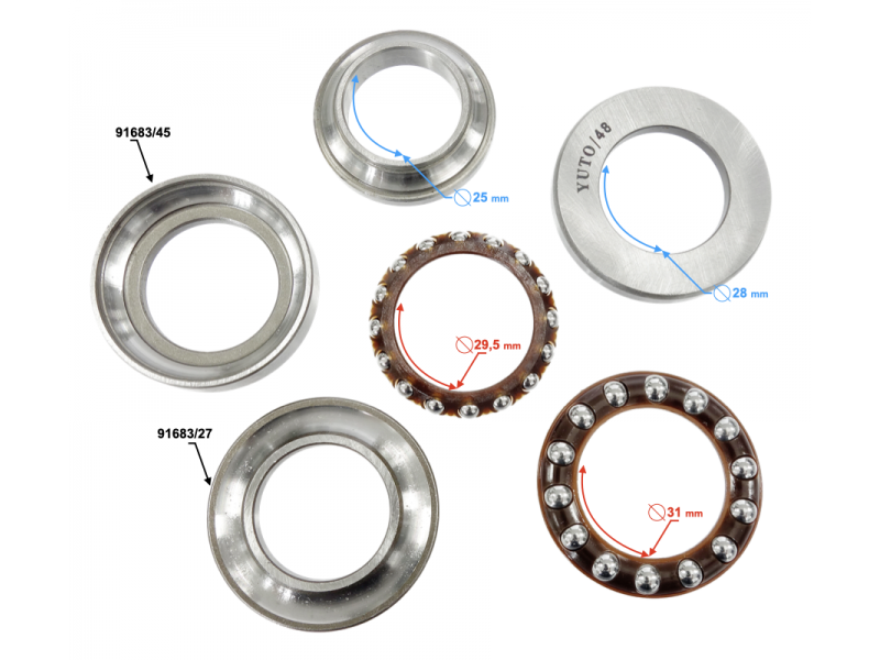 Mounting the steering head for FR 2 moped