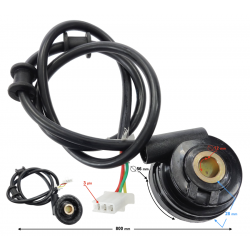 Speedometer drive for Hyper 125 motorcycle