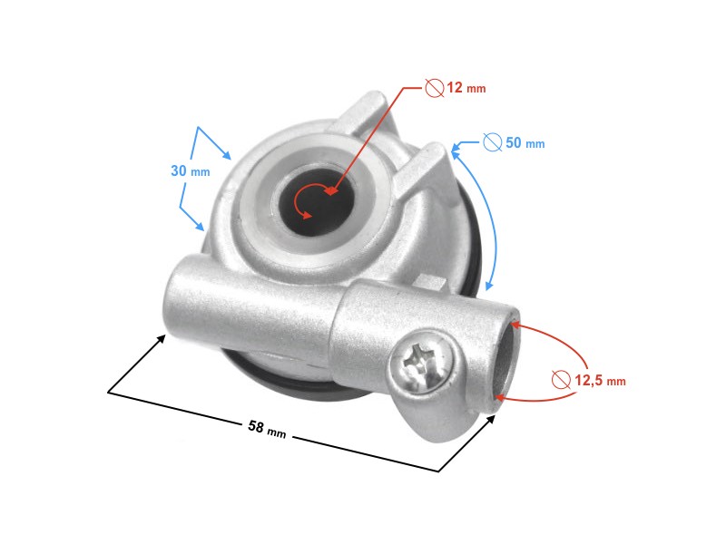 Speedometer drive for Falcon 2 scooter
