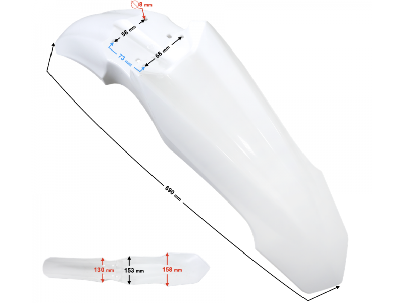 Front fender housing NXT250 Base