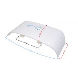 Casing - rear connector white Fighter 2