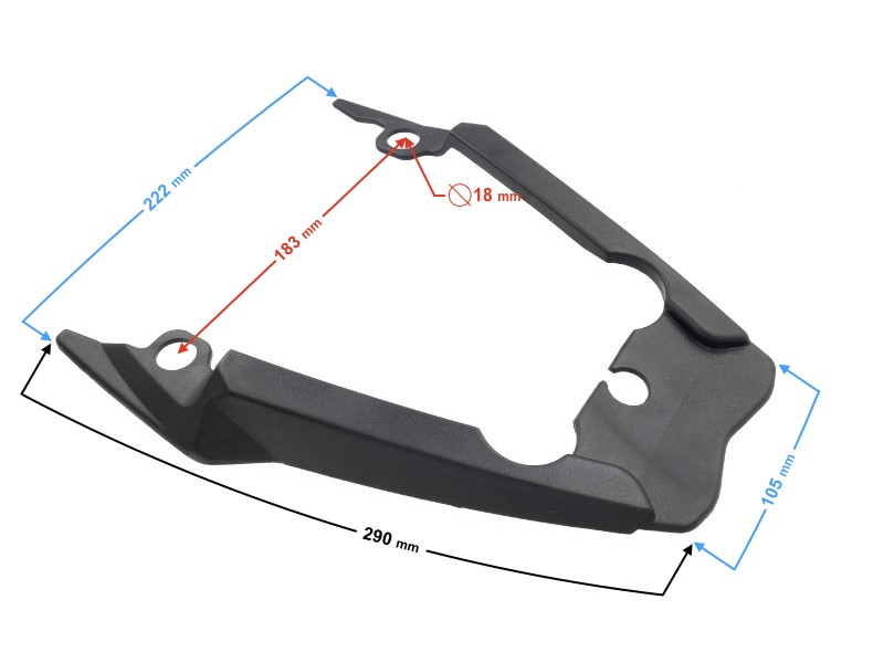rearlight cover, red, for FR 2 moped, pt.1