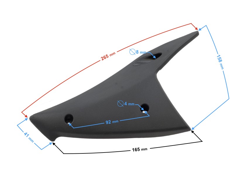 left side cover pt.2 for FR 2 moped
