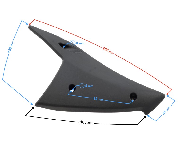 right side cover pt. 1 for FR 2 moped