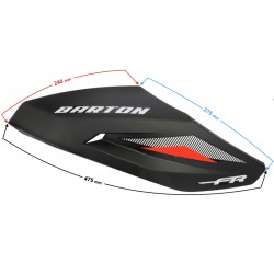 front right cover for FR 2 moped, red