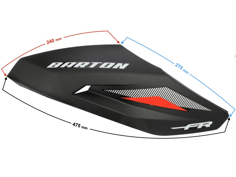 front right cover for FR 2 moped, red