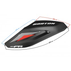 front left cover for FR 2 moped, red