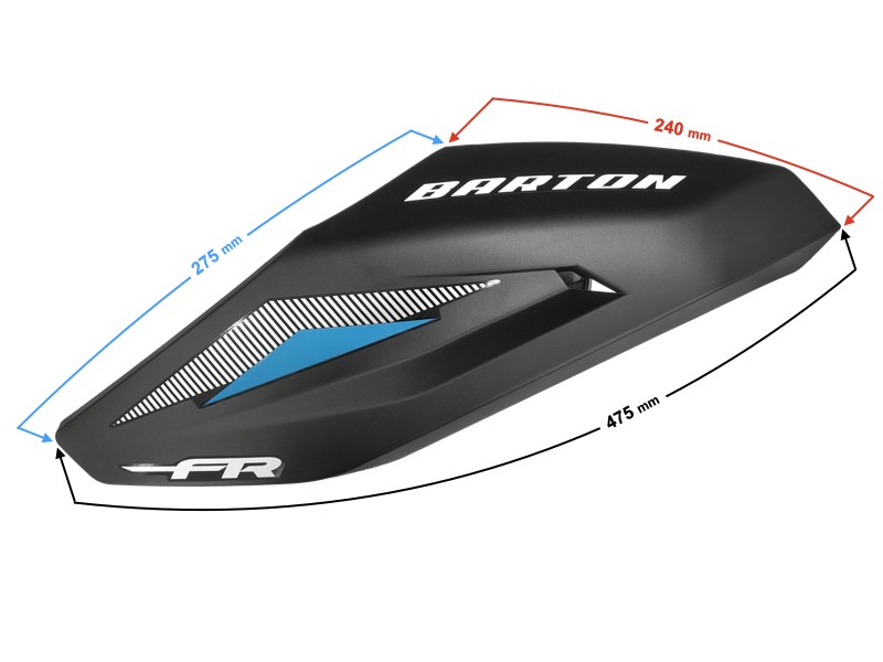 front left cover for FR 2 moped, blue