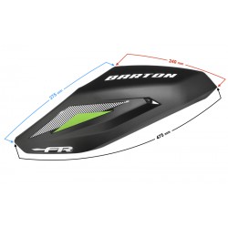 front left cover for FR 2 moped, green