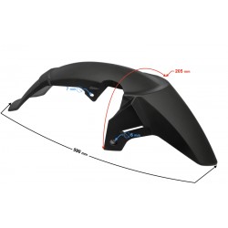 Front fender cover FR 2, black