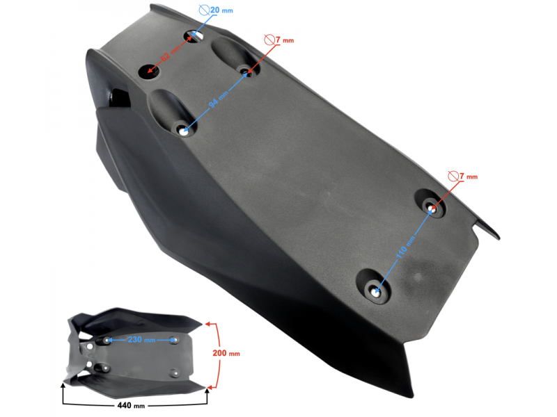 Central plow casing FR 2 Central plow casing FR 2