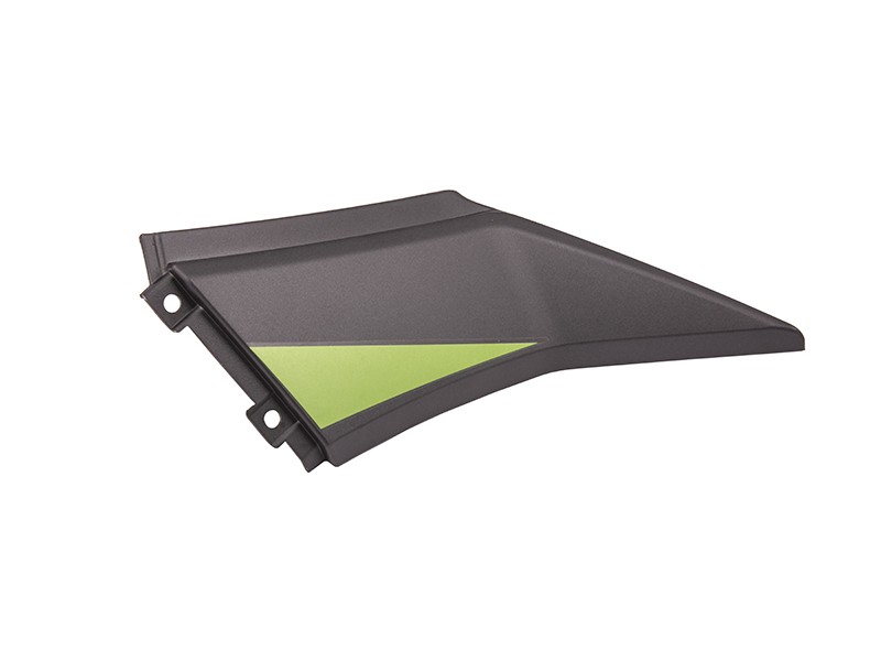 Casing - right connector, green, for Hyper motorcycle