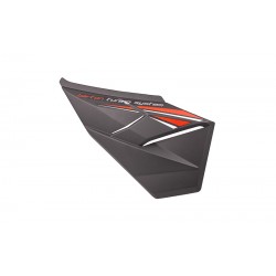 left side cover for Hyper125 motorcycle, orange