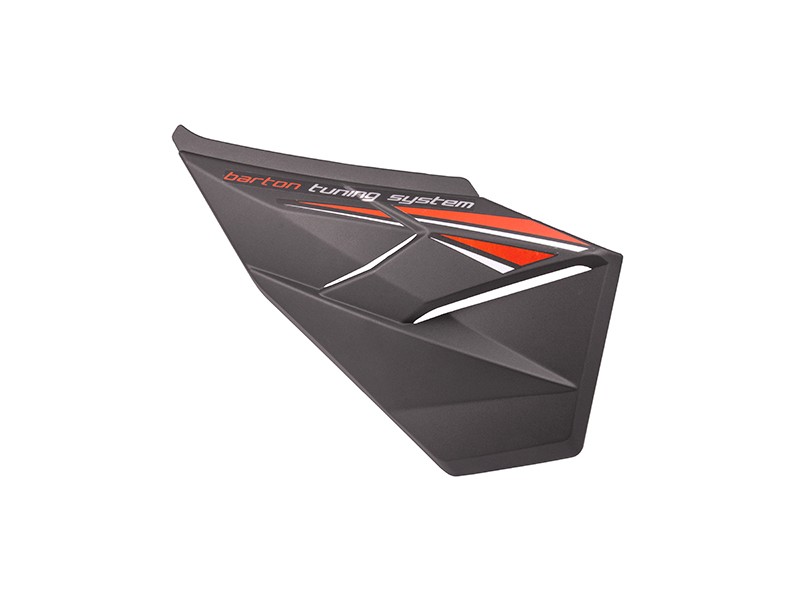 left side cover for Hyper125 motorcycle, orange