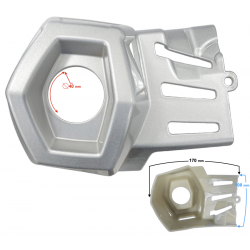 Right cover for the muffler outlet for Hyper 125