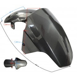 Front fender graphite Active 50cc Euro 5