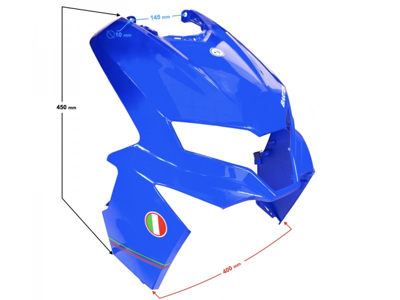 Headlamp Cover blue Active 50cc Euro 5