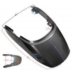 Rear cover, black for motorcycle Classic 125