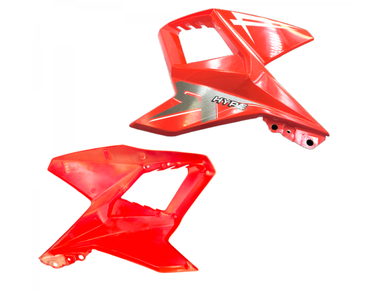 Left fuel tank cove, redr for Hyper 125 motorcycle