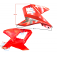 Left fuel tank cove, redr for Hyper 125 motorcycle
