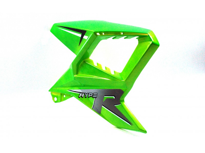 right fuel tank cover, green for Hyper 125 motorcycle