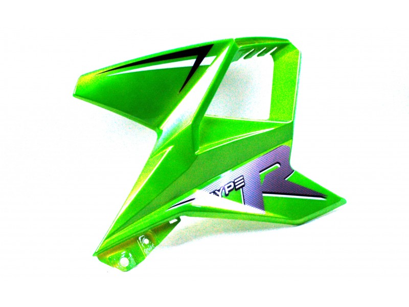 right fuel tank cover, green for Hyper 125 motorcycle